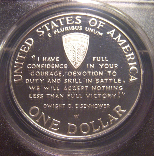 1991-1995 - W World War II Proof Silver Dollar - PCGS PF69DCAM