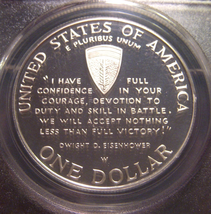 1991-1995 - W World War II Proof Silver Dollar - PCGS PF69DCAM