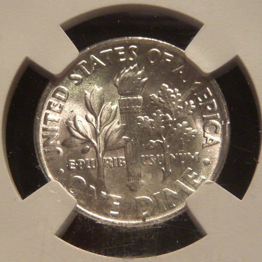 1961 Roosevelt Dime - NGC MS 64