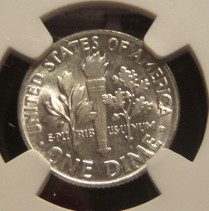 1963 Roosevelt Dime - NGC MS 64