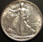 1934 Walking Half Dollar - AU
