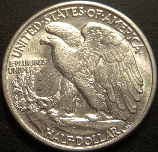 1934 Walking Half Dollar - AU