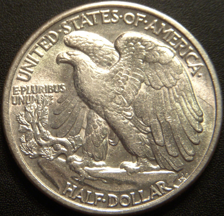 1934 Walking Half Dollar - AU