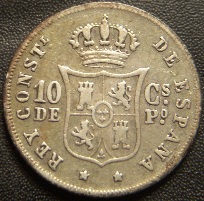 1885 10 Centavos - Philippines