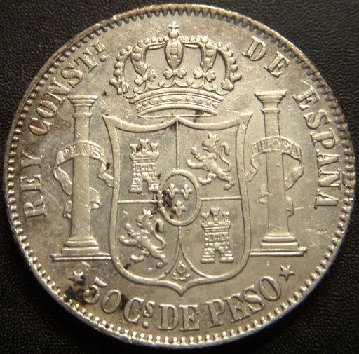 1885 50 Centavos - Philippines
