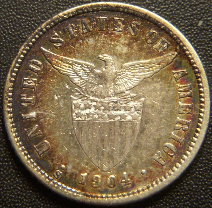 1904-S 10 Centavos - Philippines