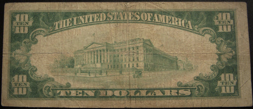 1929 $10 National Bank Note - Muncie, IN Bank# 4809