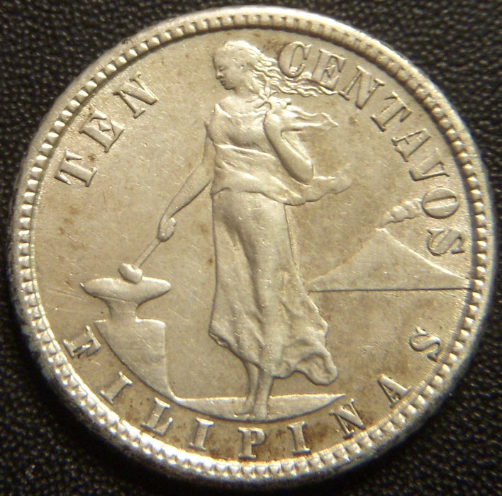 1907 10 Centavos - Philippines