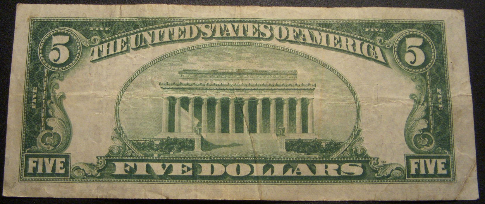 1934 $5 Silver Certificate - FR# 1650