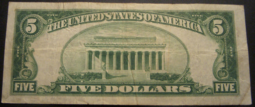1934 $5 Silver Certificate - FR# 1650