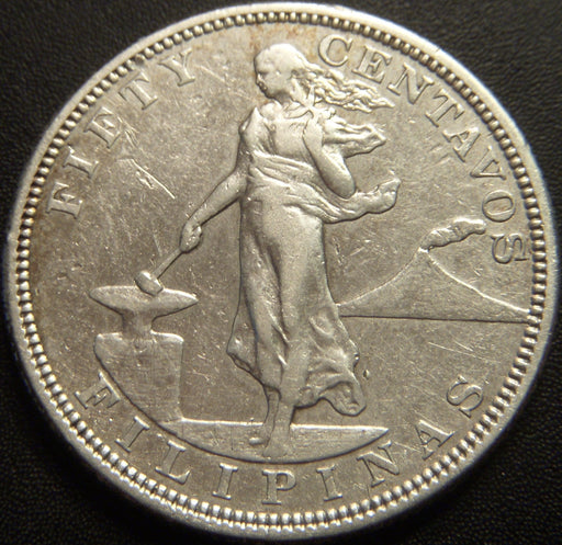 1904-S 50 Centavos - Philippines