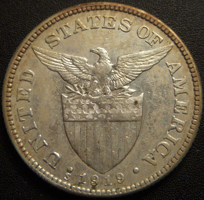 1919-S 50 Centavos - Philippines