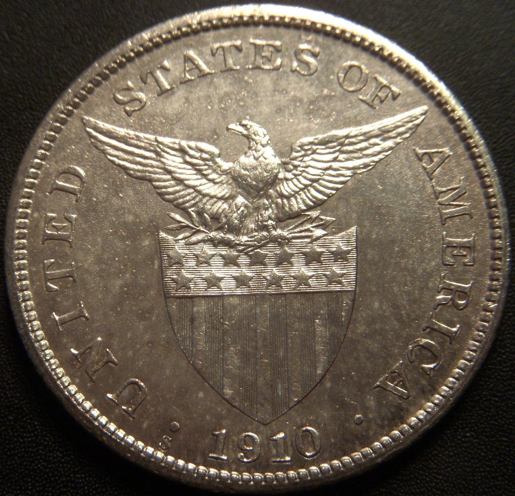 1910-S One Peso - Philippines