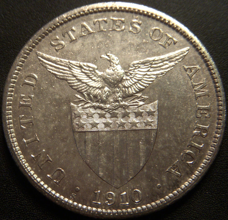 1910-S One Peso - Philippines