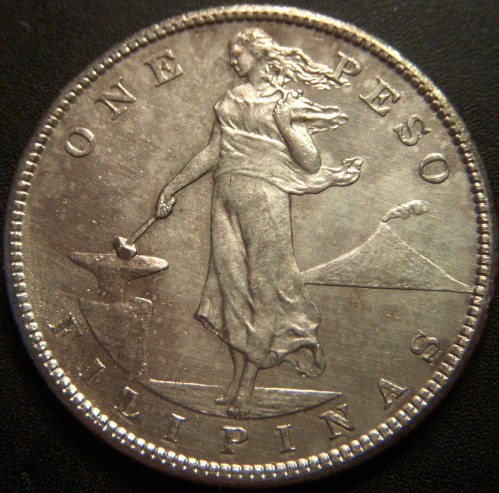 1910-S One Peso - Philippines