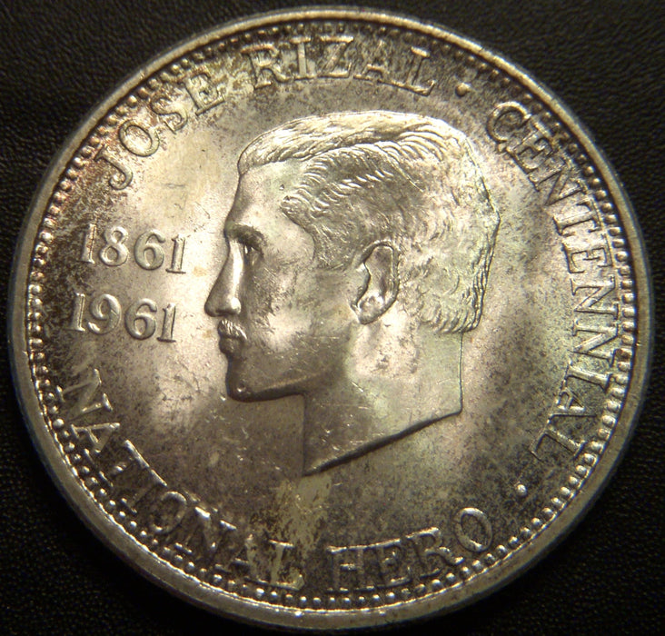 1961 Half Peso - Philippines
