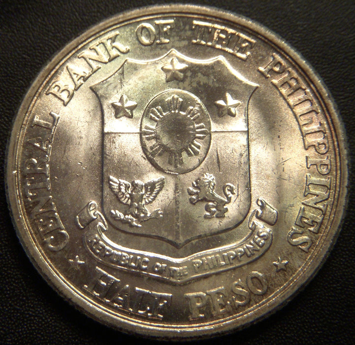 1961 Half Peso - Philippines