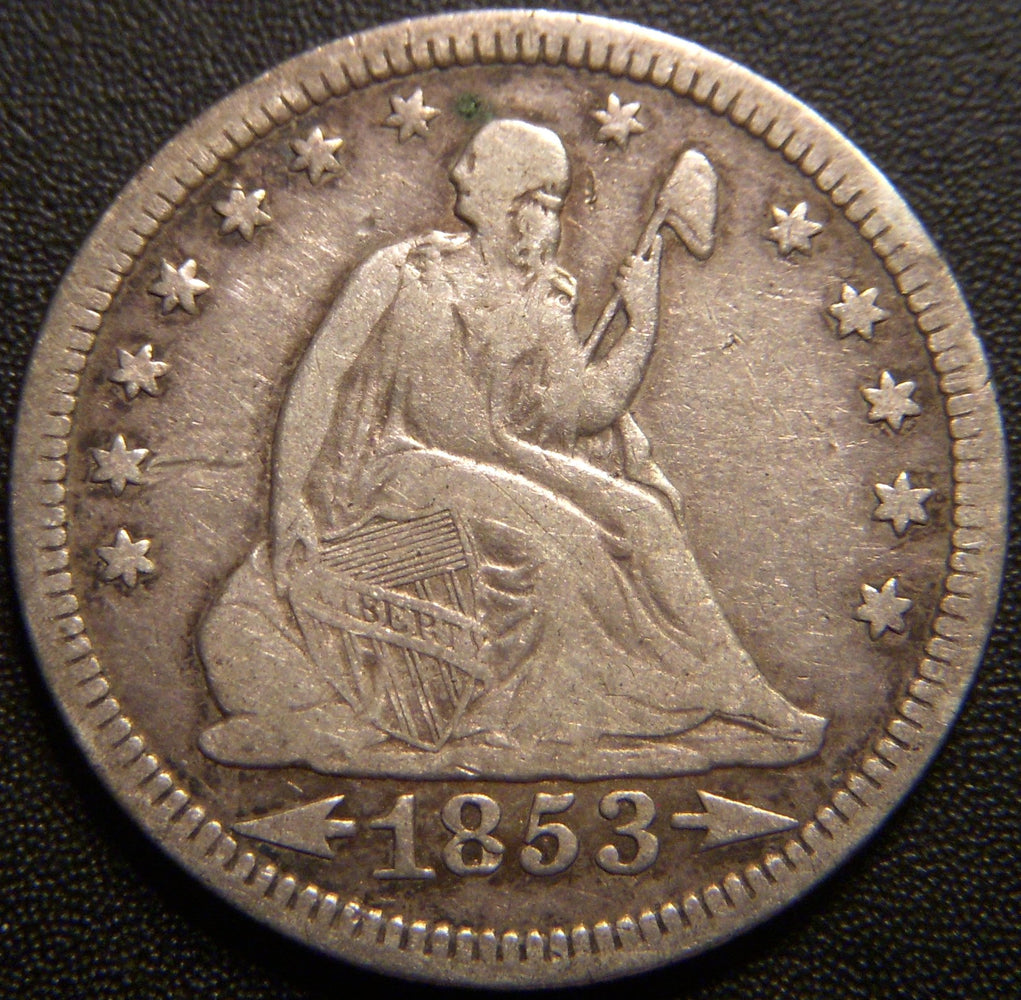 1853 Seated Quarter - Fine