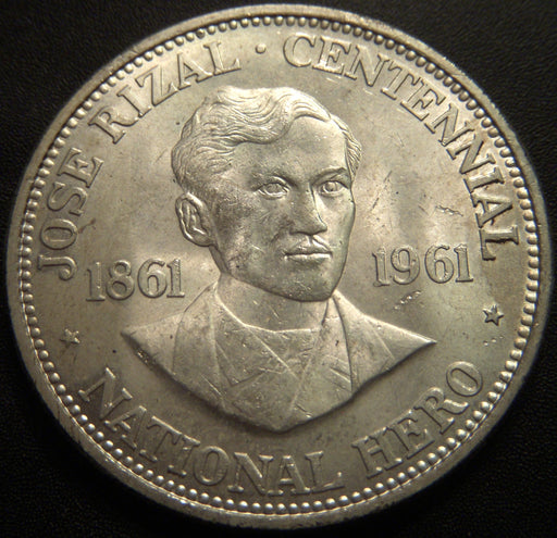 1961 One Peso - Philippines