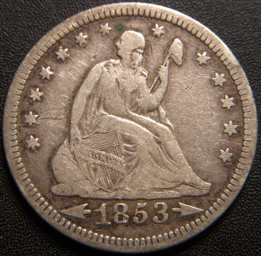 1853 Seated Quarter - Fine