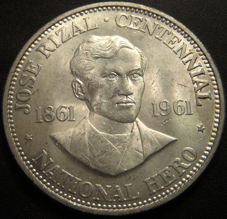 1961 One Peso - Philippines