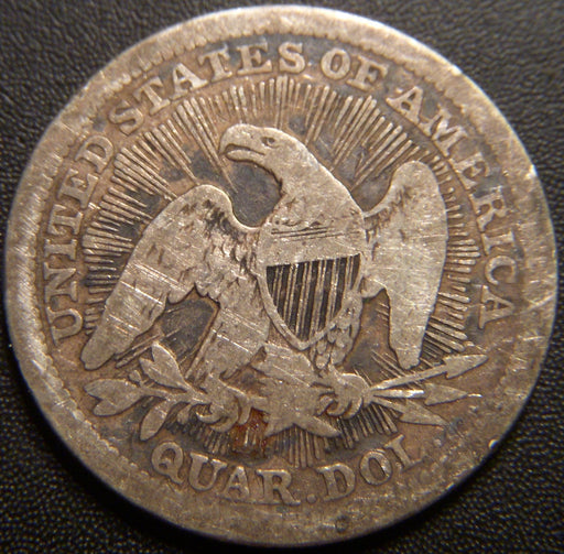 1853 Seated Quarter - Very Good