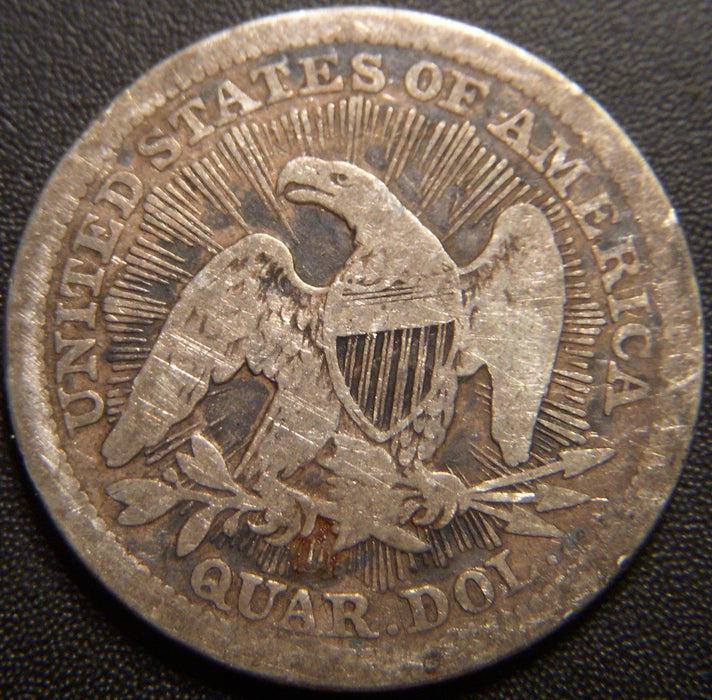 1853 Seated Quarter - Very Good