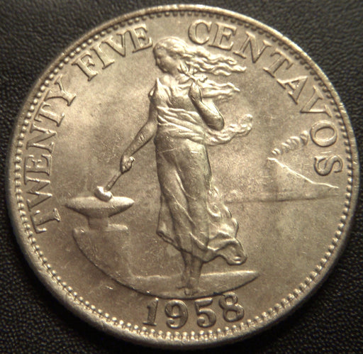 1958 25 Centavos - Philippines