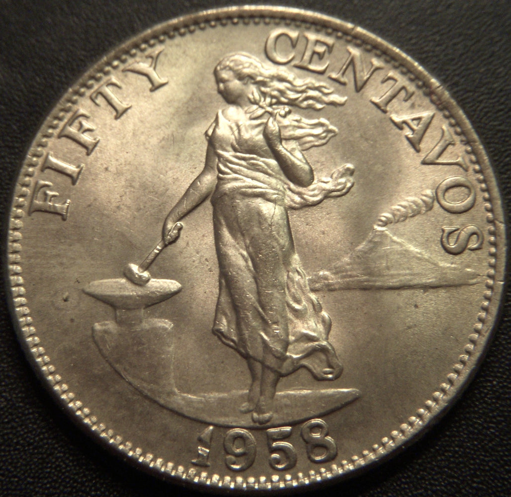 1958 50 Centavos - Philippines
