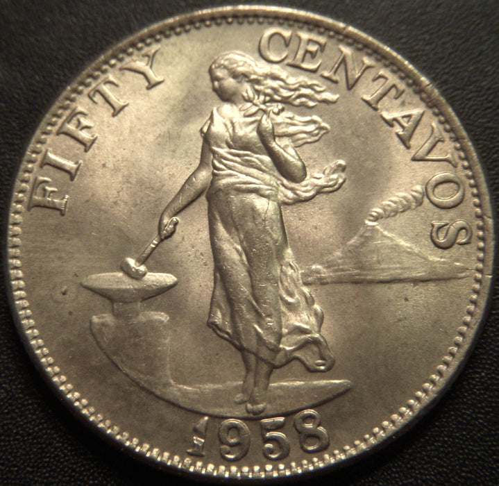 1958 50 Centavos - Philippines