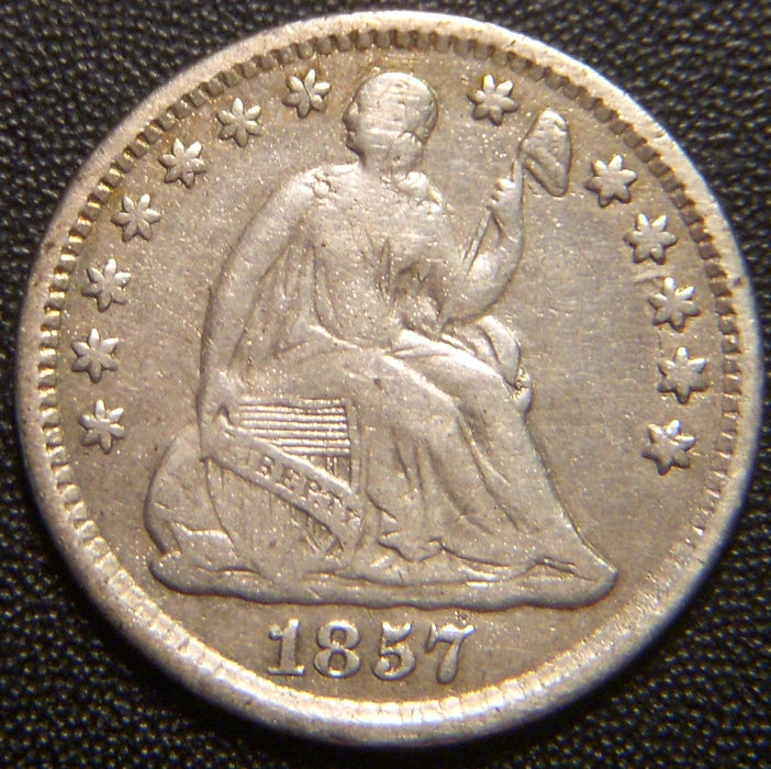 1857 Seated Half Dime - Fine