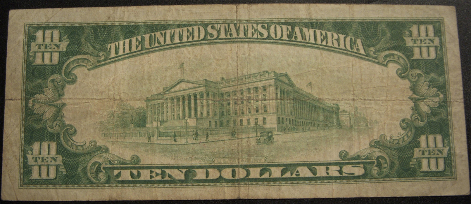 1929 $10 National Bank Note - Shelbyville, IN Bank# 7946
