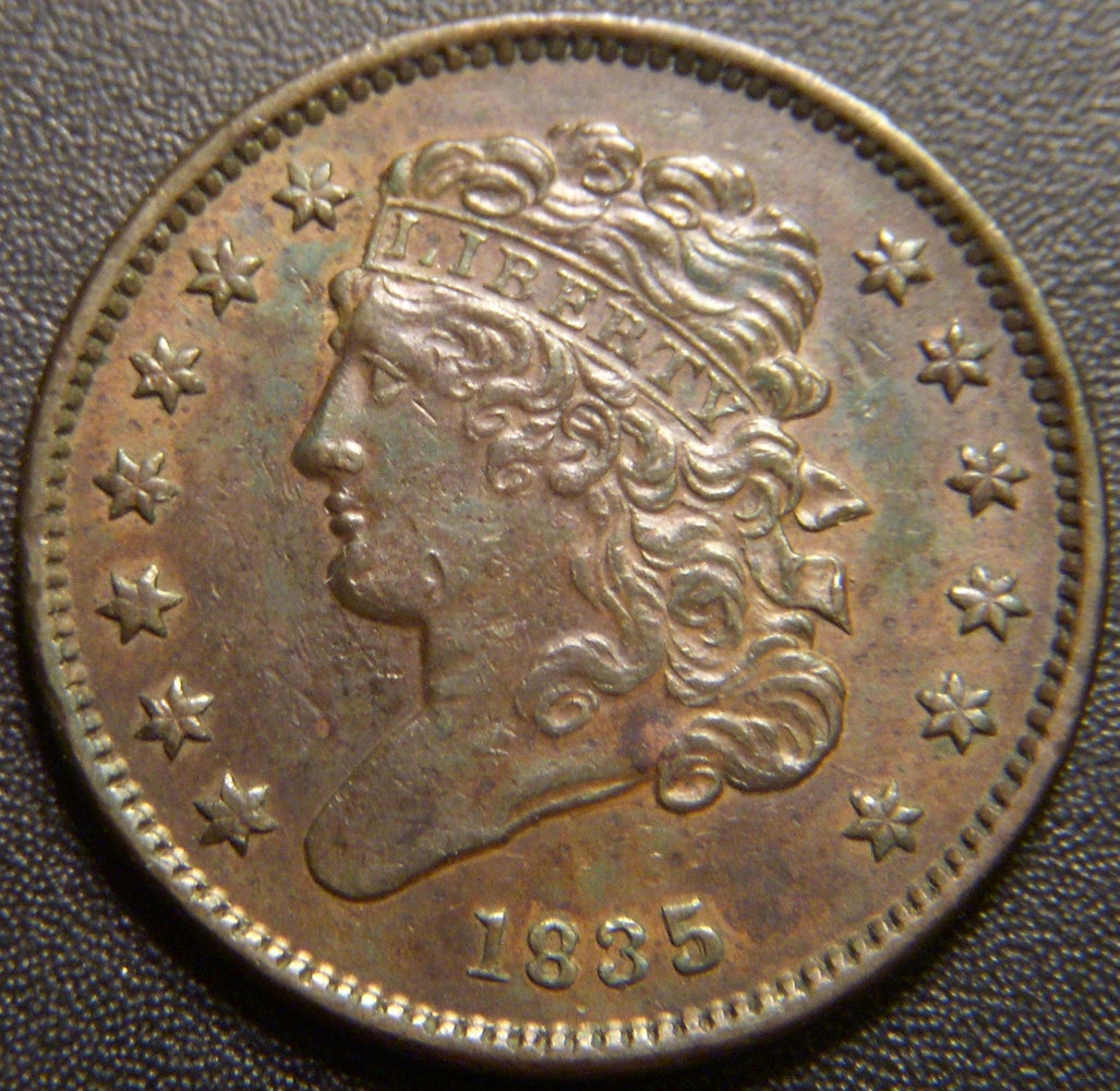 1835 Half Cent - AU