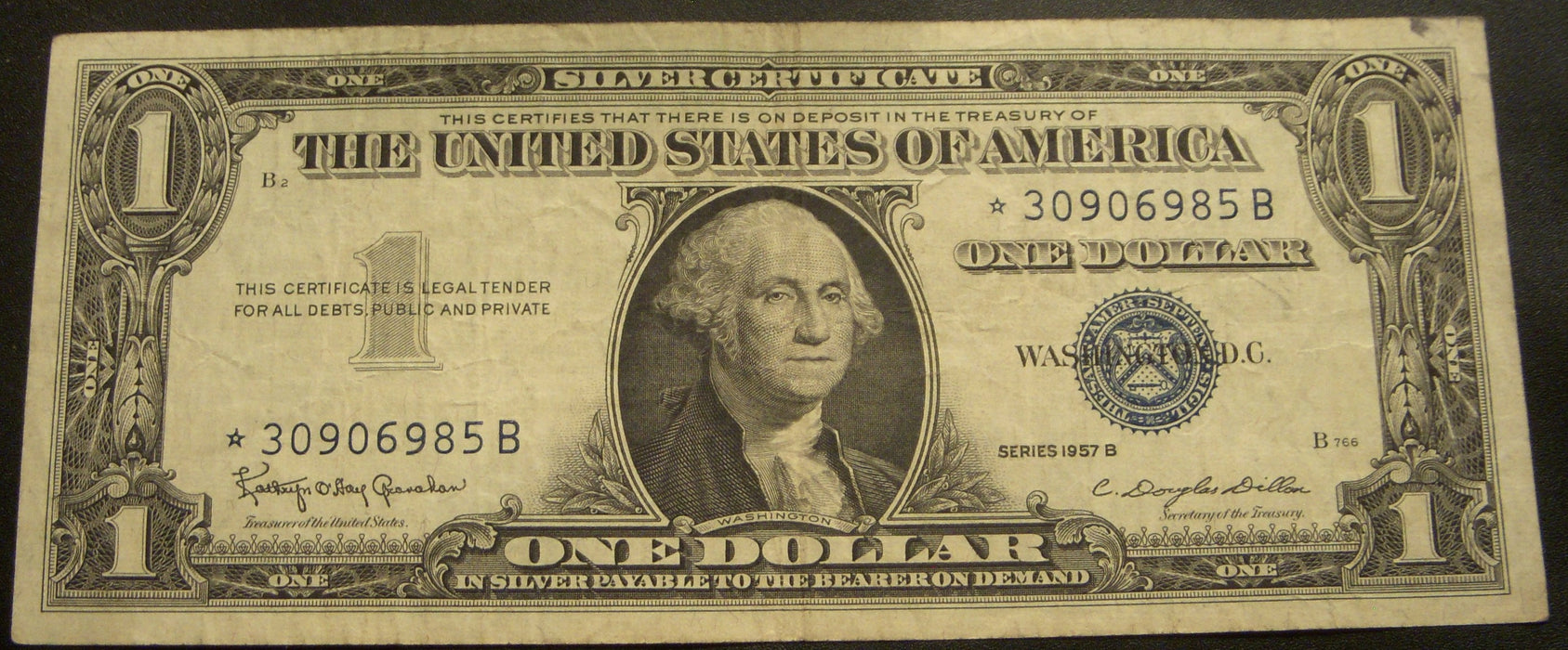 1957B $1 Silver Certificate - FR# 1621* STAR Note