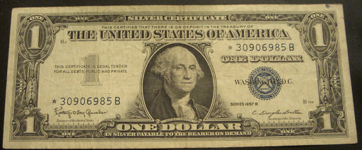 1957B $1 Silver Certificate - FR# 1621* STAR Note