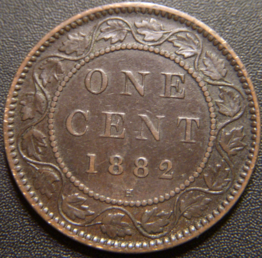 1882H Canadian Large Cent - Fine