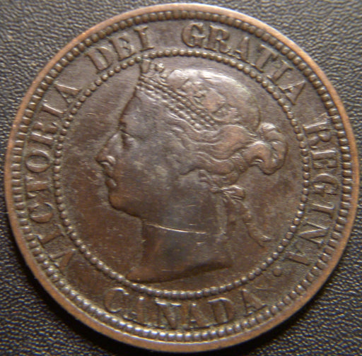 1882H Canadian Large Cent - Fine