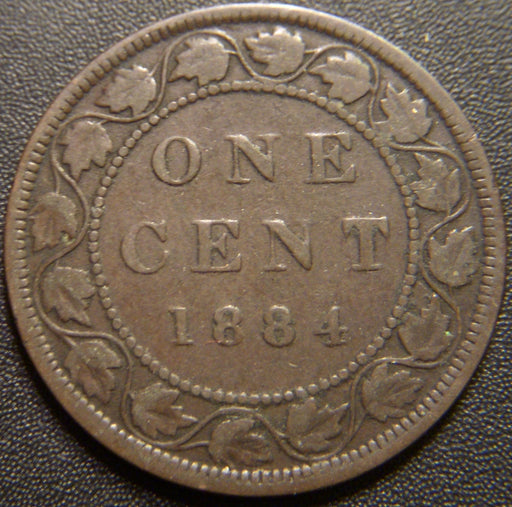1884 Canadian Large Cent - Very Good