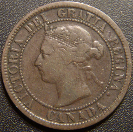 1884 Canadian Large Cent - Very Good