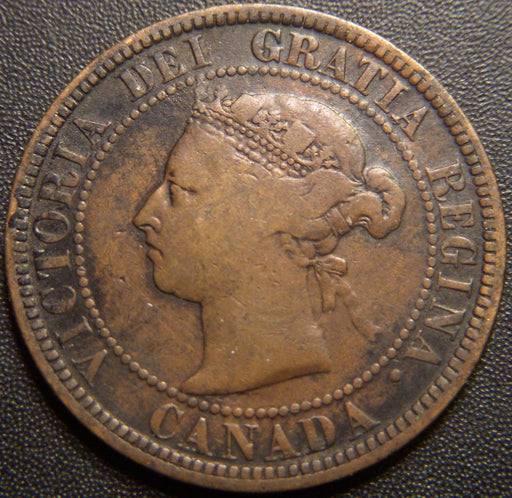 1886 Canadian Large Cent - Very Good