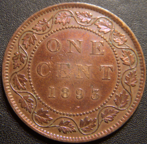 1893 Canadian Large Cent - Very Fine