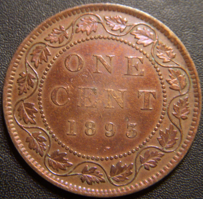 1893 Canadian Large Cent - Very Fine