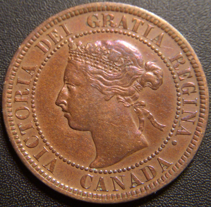 1893 Canadian Large Cent - Very Fine