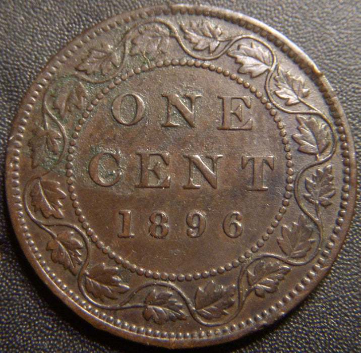 1896 Canadian Large Cent - Very Fine