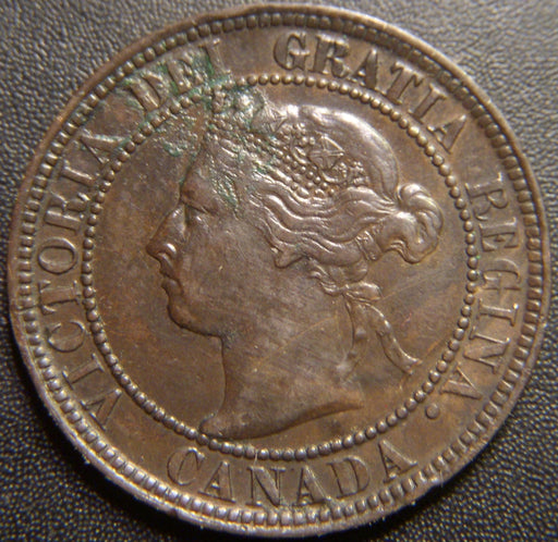 1896 Canadian Large Cent - Very Fine