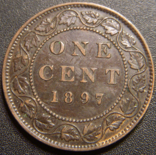 1897 Canadian Large Cent - Very Fine