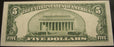 1934B $5 Silver Certificate - FR# 1652
