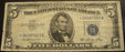1953 $5 Silver Certificate - FR# 1655* STAR Note