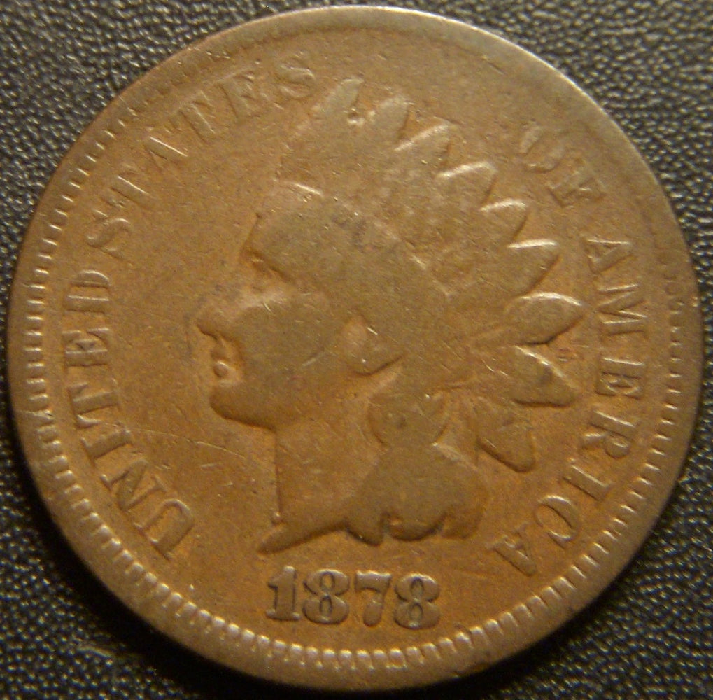1878 Indian Head Cent - Good