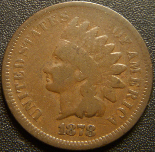 1878 Indian Head Cent - Good
